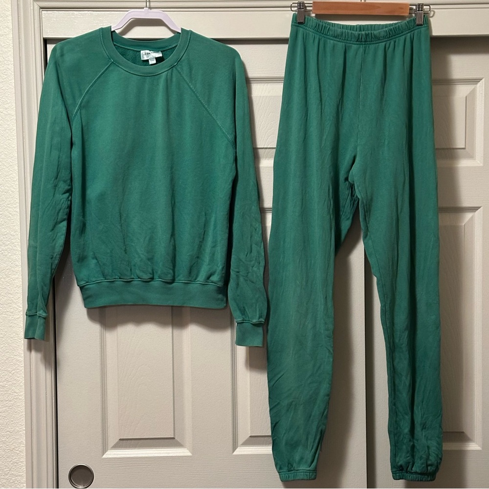 All the Babies Green SET Sweatshirt + Pants - Picture 6 of 8